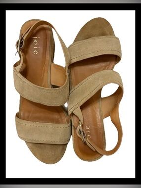 Joie Garland Suede Wedge Women’s Sandals Size 8.5